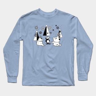 Snowberry picking time Long Sleeve T-Shirt